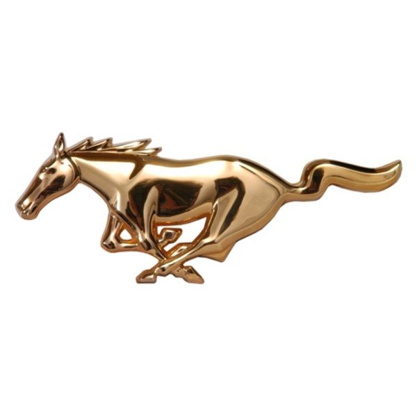California Pony Cars® - "Running Horse" 24K Gold Plated Die-Cast Grille Emblem