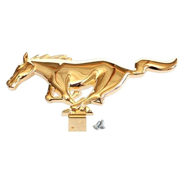 California Pony Cars® - "Running Horse" 24K Gold Plated Die-Cast Grille Emblem