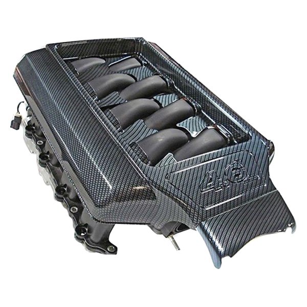California Pony Cars® - Hydro Carbon Fiber Intake Plenum Cover with Throttle Body Cover