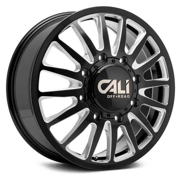 CALI OFFROAD® - 9110 SUMMIT DUALLY Front Gloss Black with Milled Accents