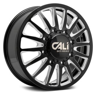 CALI OFFROAD® - 9110 SUMMIT DUALLY Gloss Black with Milled Accents