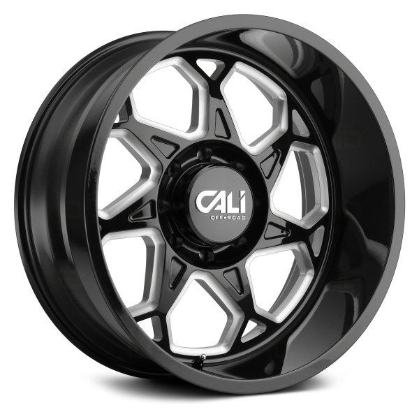 CALI OFF-ROAD® - 9111 SEVENFOLD Gloss Black with Milled Accents