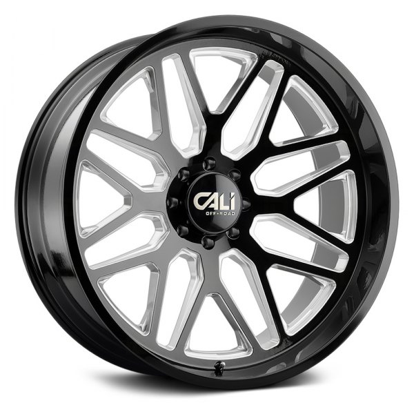 CALI OFFROAD® - 9115 INVADER Gloss Black with Milled Spokes
