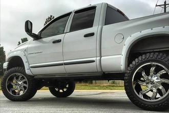 9102 TWISTED Chrome on Dodge Ram 2500