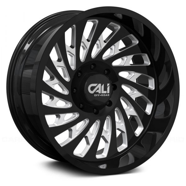 CALI OFFROAD® - 9108 SWITCHBACK Gloss Black With Milled Accents