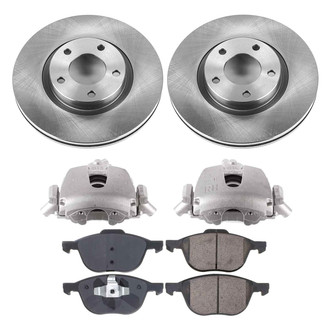 Callahan Brake Parts® - Plain Brake Kit with Calipers