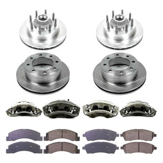 Callahan Brake Parts® - Plain Brake Kit with Calipers