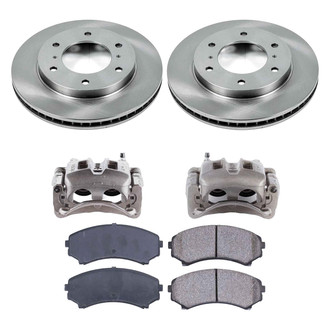 Callahan Brake Parts® - Plain Brake Kit with Calipers