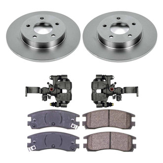 Callahan Brake Parts® - Plain Brake Kit with Calipers