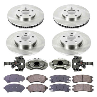 Callahan Brake Parts® - Plain Brake Kit with Calipers