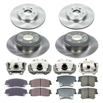 Callahan Brake Parts® - Plain Brake Kit with Calipers