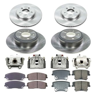 Callahan Brake Parts® - Plain Brake Kit with Calipers