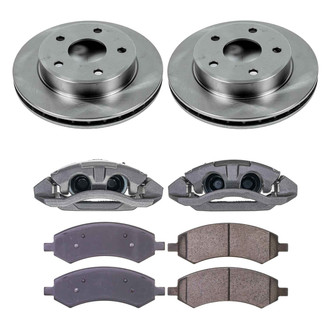 Callahan Brake Parts® - Plain Brake Kit with Calipers