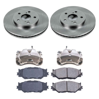 Callahan Brake Parts® - Plain Brake Kit with Calipers