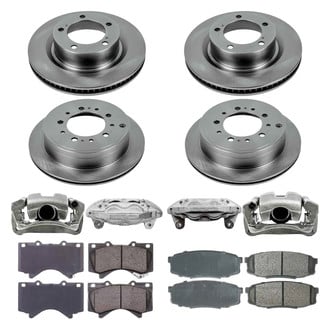 Callahan Brake Parts® - Plain Brake Kit with Calipers