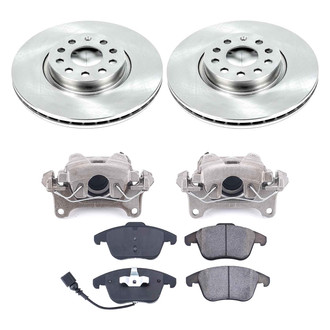 Callahan Brake Parts® - Plain Brake Kit with Calipers