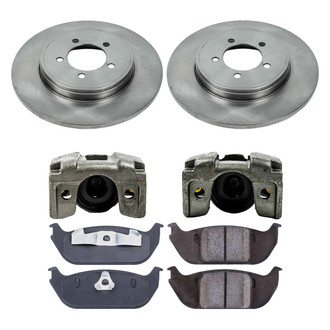 Callahan Brake Parts® - Plain Brake Kit with Calipers
