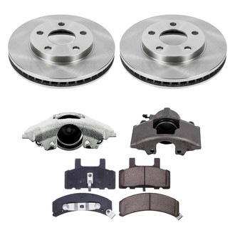 Callahan Brake Parts® CCO111901 - Plain Front Brake Kit with Calipers