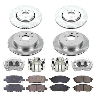 Callahan Brake Parts® - Plain Brake Kit with Calipers