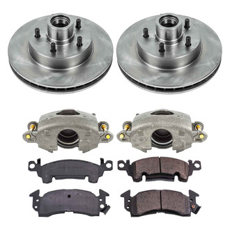 Callahan Brake Parts® - Plain Brake Kit with Calipers