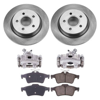Callahan Brake Parts® - Plain Brake Kit with Calipers