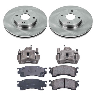 Callahan Brake Parts® - Plain Front Brake Kit with Calipers