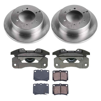 Callahan Brake Parts® - Plain Brake Kit with Calipers