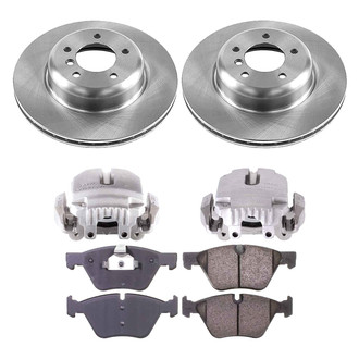 Callahan Brake Parts® - Plain Brake Kit with Calipers