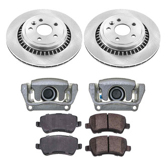 Callahan Brake Parts® - Plain Brake Kit with Calipers