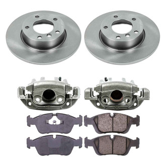 Callahan Brake Parts® - Plain Front Brake Kit with Calipers