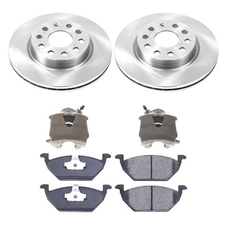 Callahan Brake Parts® - Plain Brake Kit with Calipers