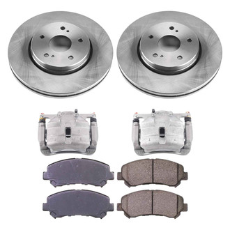 Callahan Brake Parts® - Plain Brake Kit with Calipers