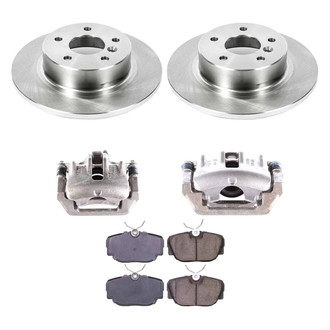 Callahan Brake Parts® - Plain Brake Kit with Calipers
