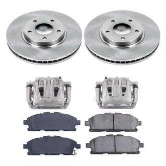 Callahan Brake Parts® - Plain Front Brake Kit with Calipers