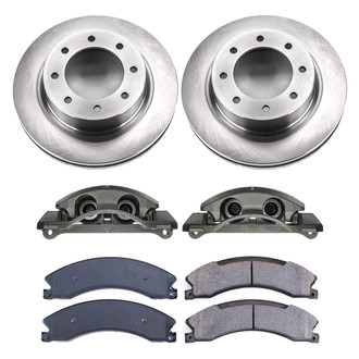 Callahan Brake Parts® - Plain Brake Kit with Calipers