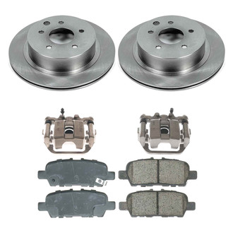 Callahan Brake Parts® - Plain Brake Kit with Calipers