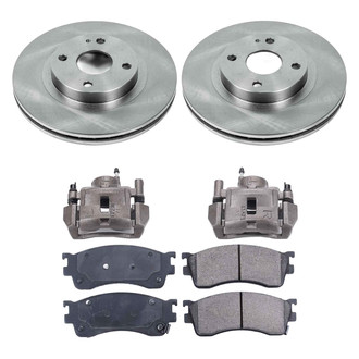 Callahan Brake Parts® CCO114094 - Plain Front Brake Kit with Calipers