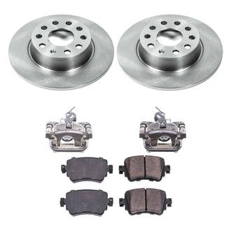 Callahan Brake Parts® - Plain Brake Kit with Calipers