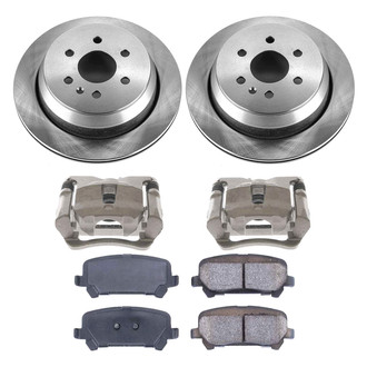 Callahan Brake Parts® - Plain Brake Kit with Calipers