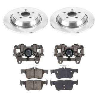 Callahan Brake Parts® - Plain Brake Kit with Calipers