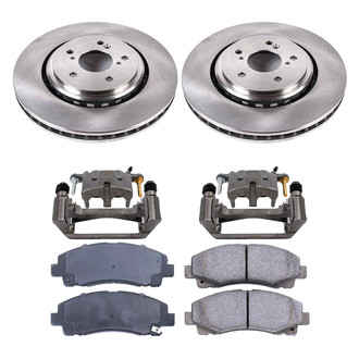 Callahan Brake Parts® - Plain Brake Kit with Calipers