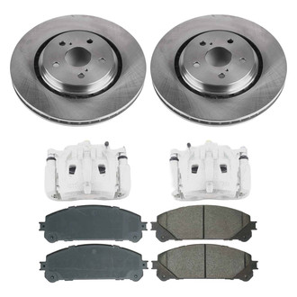 Callahan Brake Parts® - Plain Brake Kit with Calipers