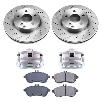 Callahan Brake Parts® - Plain Brake Kit with Calipers
