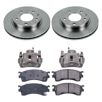 Callahan Brake Parts® - Plain Brake Kit with Calipers