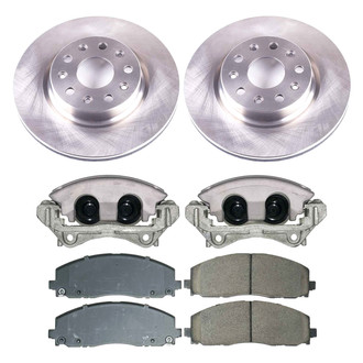 Callahan Brake Parts® - Plain Brake Kit with Calipers