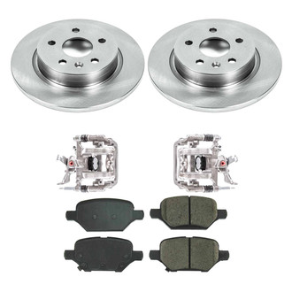 Callahan Brake Parts® - Plain Brake Kit with Calipers