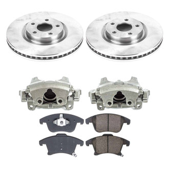 Callahan Brake Parts® - Plain Brake Kit with Calipers