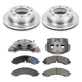 Callahan Brake Parts® - Plain Front Brake Kit with Calipers