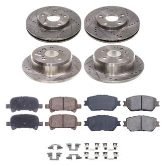Callahan Brake Parts® - Drilled and Slotted Brake Kit