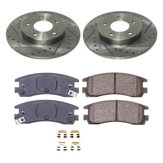 Callahan Brake Parts® - Drilled and Slotted Rear Brake Kit
